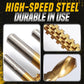 (🎁2023-Christmas Hot Sale 49% OFF⏳)Titanium Coated High Speed Steel Serration Bits (Pack of 6) - newbeew