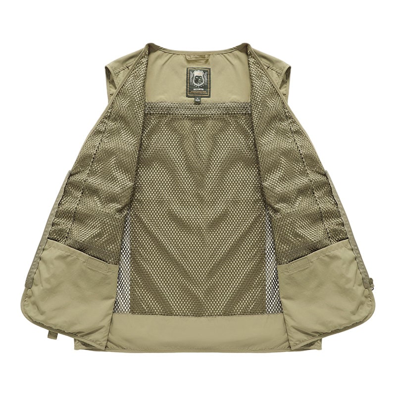 🎁Hot Sale 49% OFF⏳Breathable Mesh Zip Cargo Vest