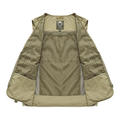 🎁Hot Sale 49% OFF⏳Breathable Mesh Zip Cargo Vest