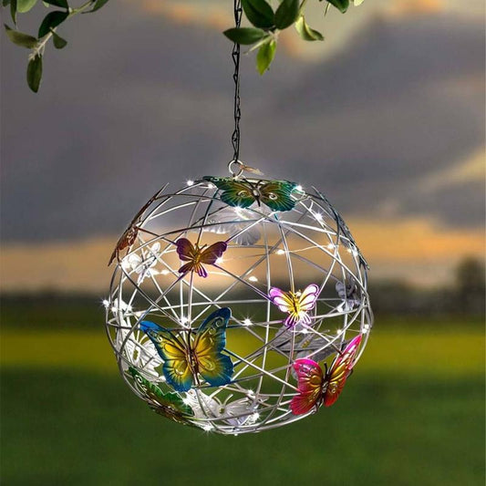 ✨Hanging Butterflies with Solar LED Light Ornament - newbeew