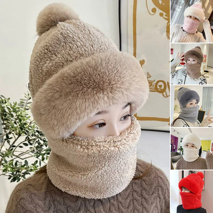 🎁Hot Sale 49% OFF⏳Ladies windproof scarf hat