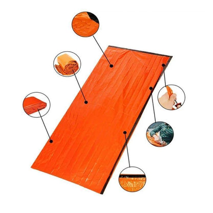 🎁Christmas 49% OFF⏳Emergency Camping Thermal Sleeping Bag - newbeew