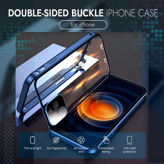 🎁Hot Sale 49% OFF⏳Case with double buckle for iPhone📱