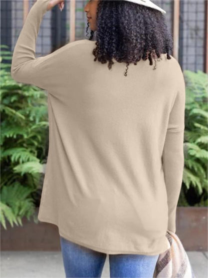 🎁Hot Sale 49% OFF⏳LONG SLEEVE THUMBHOLE SWEATER POCKET TUNIC