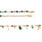 🎄Free Shipping🎁Vintage Elegant Pearl Emerald Tassel Necklace - newbeew