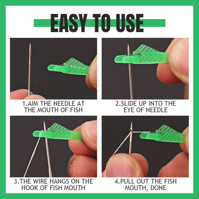 🔥Buy 5 Free 5🔥Fish mouth sewing Machine Needle Threader - newbeew