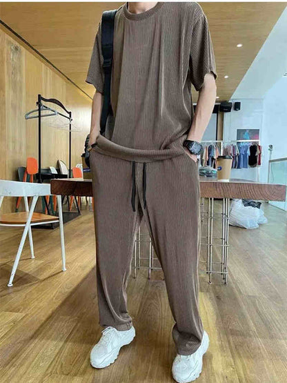 🎁Hot Sale 49% OFF⏳Men’s Loose Fashionable Long Sleeve 2-piece Set
