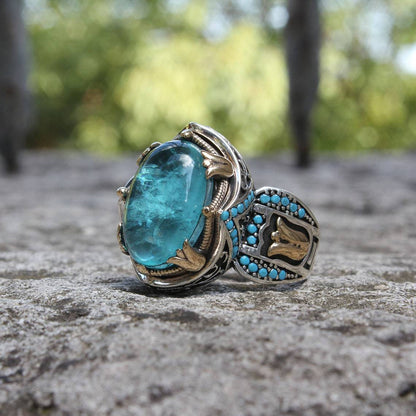 🎁Hot Sale 49% OFF⏳Luxurious silver sapphire ring