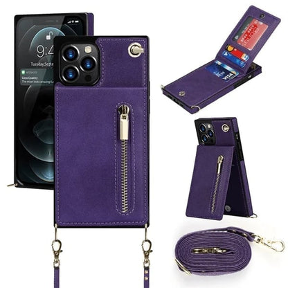🎁New Year Sale 49% OFF⏳Crossbody wallet case for iPhone with card holder