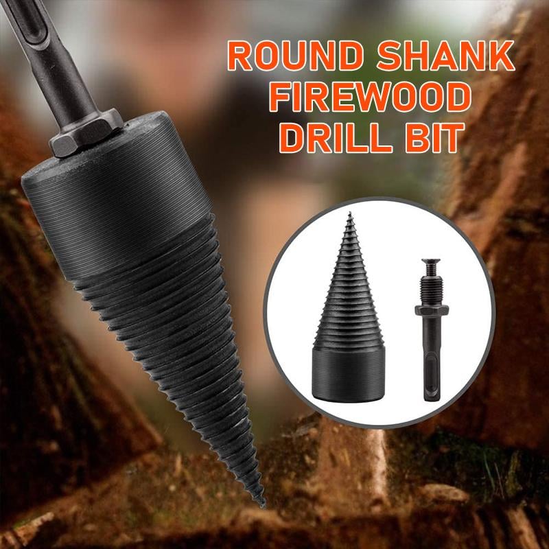 🎁Christmas 49% OFF⏳Hex Shank Firewood Drill Bit🪓😮 - newbeew