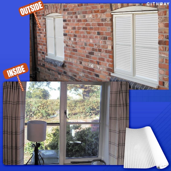 🎁Christmas 49% OFF⏳One-Way Imitation Blinds Privacy Window Cover - newbeew