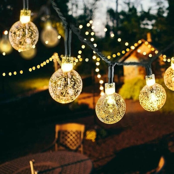 🎁Christmas 49% OFF⏳Waterproof Solar Powered LED Outdoor String Lights - newbeew