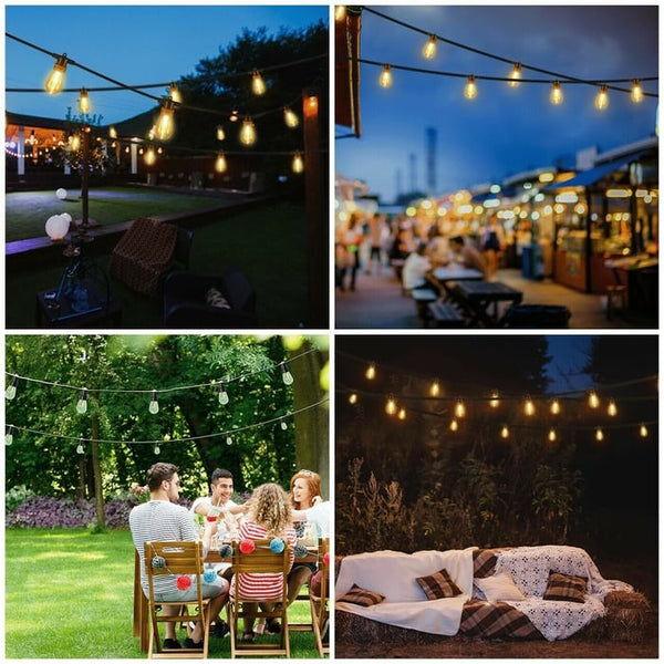 🎁Christmas 49% OFF⏳Waterproof Solar Powered LED Outdoor String Lights - newbeew