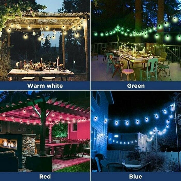 🎁Christmas 49% OFF⏳Waterproof Solar Powered LED Outdoor String Lights - newbeew