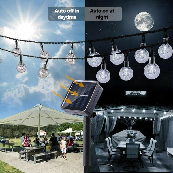 🎁Christmas 49% OFF⏳Waterproof Solar Powered LED Outdoor String Lights - newbeew