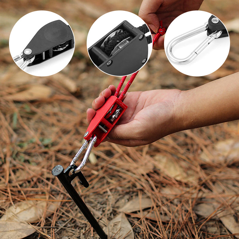 🪢Portable Adjustable Fix Camping Rope - newbeew