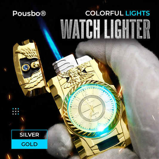 🎁Hot Sale 49% OFF⏳Colorful Lights Watch Lighter