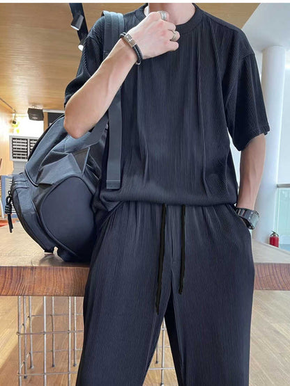 🎁Hot Sale 49% OFF⏳Men’s Loose Fashionable Long Sleeve 2-piece Set