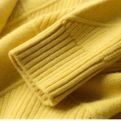 🎁New Year Sale 49% OFF⏳Loose Cashmere Turtleneck Sweater Cardigan