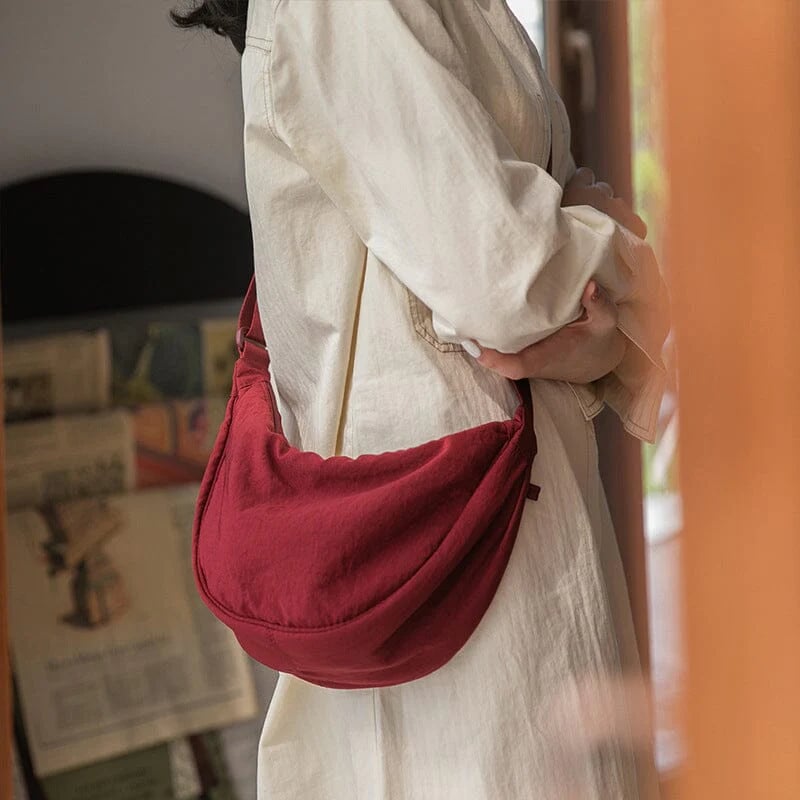 🎒Simple Women Dumpling Crossbody Bag - newbeew