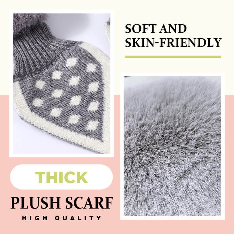 All-match Thick Plush Scarf - newbeew