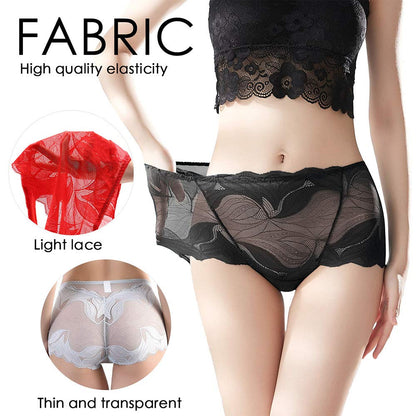 🔥Buy 1 Free 2🔥Women's Handmade Silk Lace Underwear Package