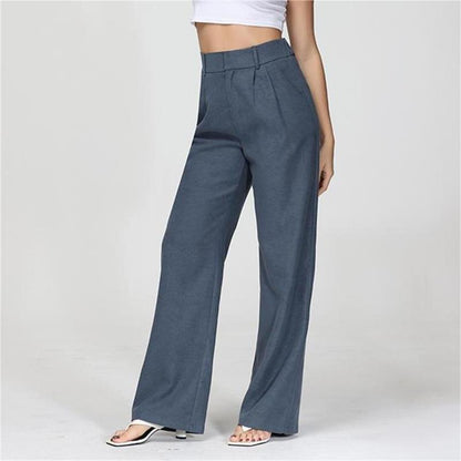 🔥FREE SHIPPING👖High Waist Tailored Wide Leg Pants - newbeew