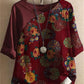 🔥FREE SHIPPING🔥Women's Button Short Sleeve Floral Print T-Shirt - newbeew