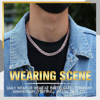 🎁New Year Sale 49% OFF⏳Cuban Rhinestone Jewelry