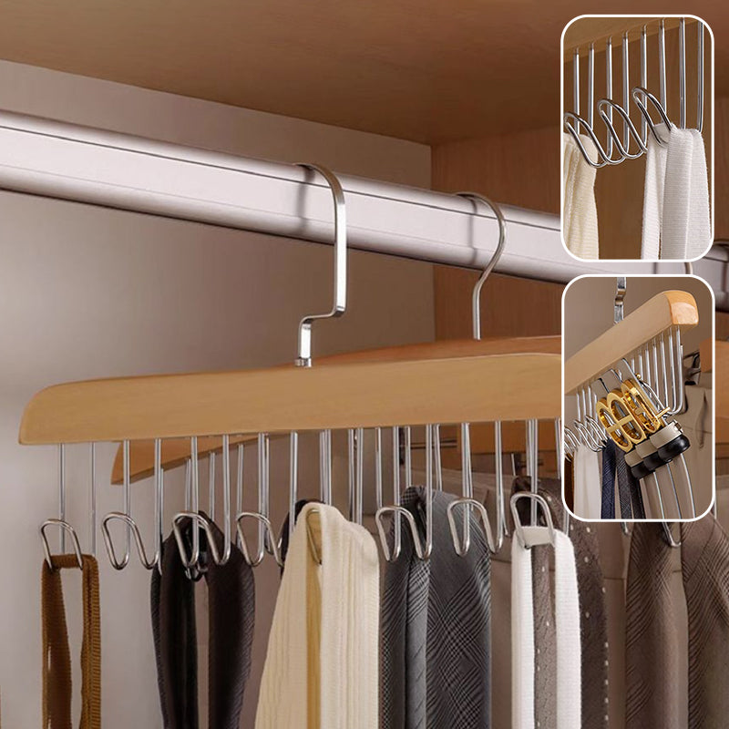 Anti Slip Multi Hook Coat Rack - newbeew