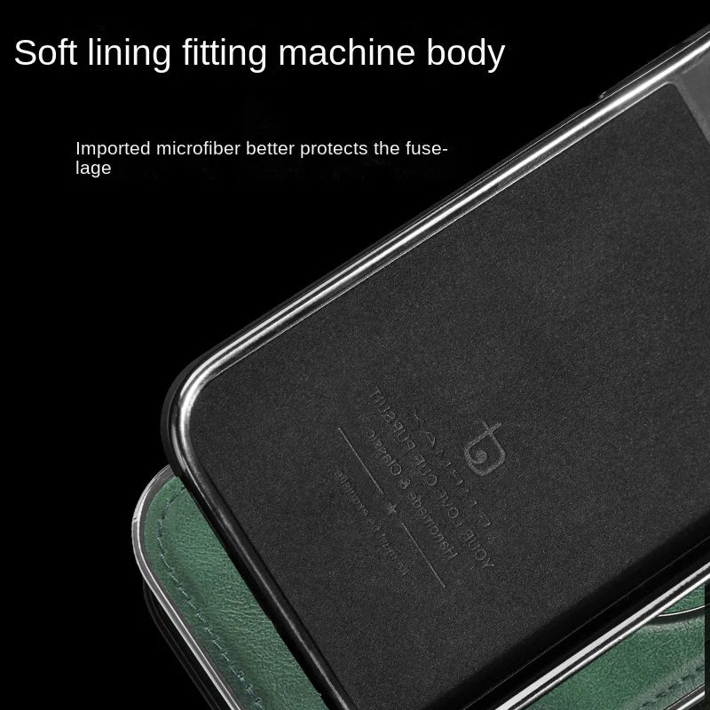 ✨Luxury Leather Invisible Stand iPhone Case🎉 - newbeew
