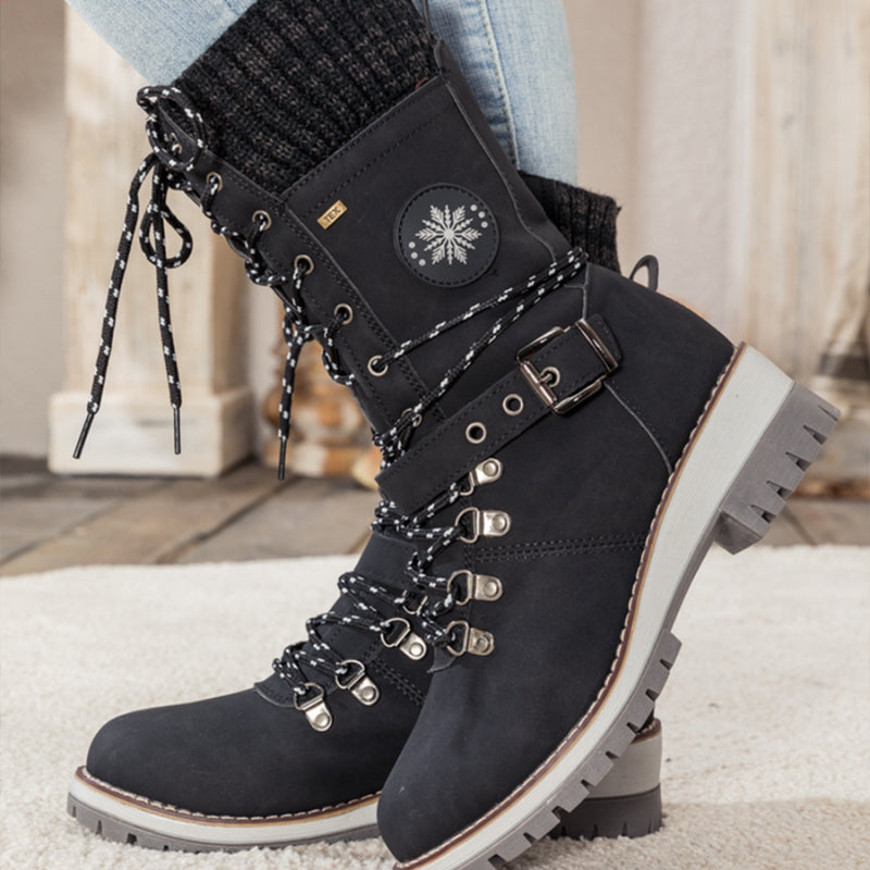 🎁Christmas 49% OFF⏳Women's Fashion Waterproof Warm Snow Boots - newbeew