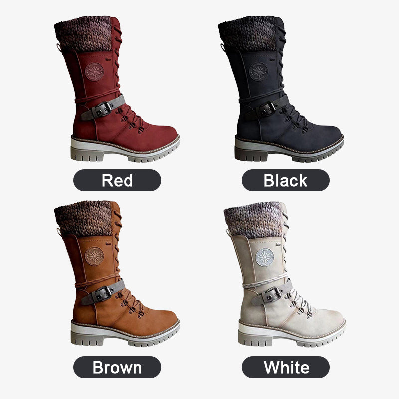 🎁Christmas 49% OFF⏳Women's Fashion Waterproof Warm Snow Boots - newbeew