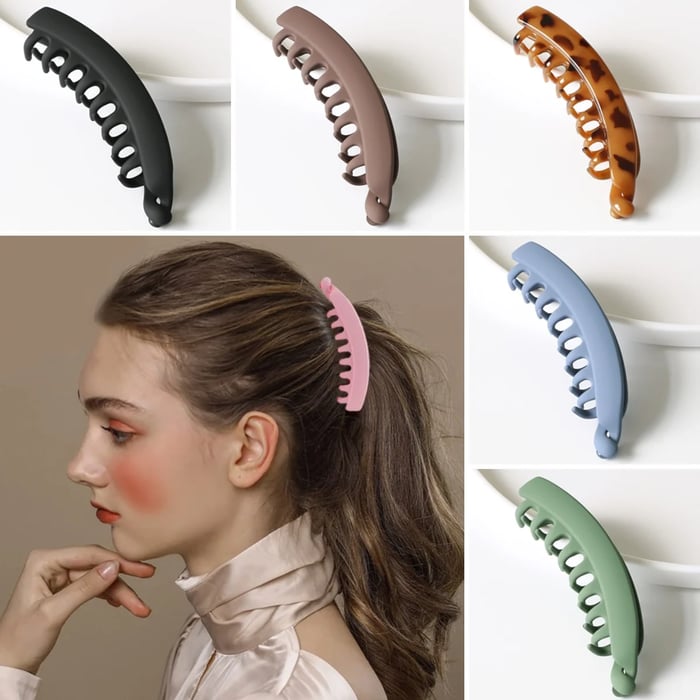 🎁Christmas 49% OFF⏳Vertical Hairpin Ponytail Hair Accessory Banana Clip - newbeew