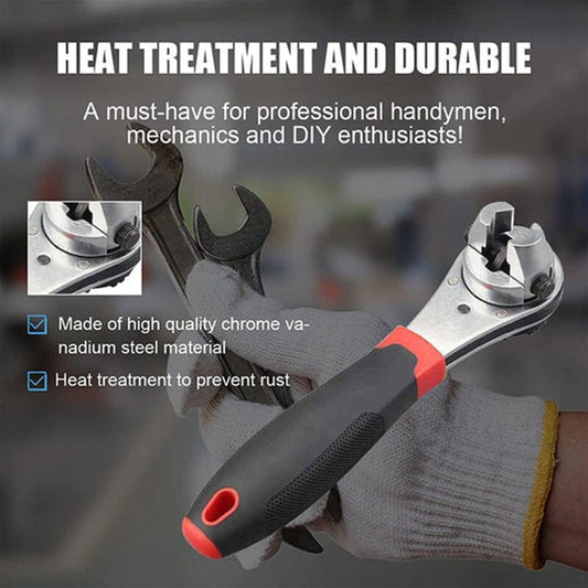 🎁Hot Sale 49% OFF⏳Adjustable Ratchet Wrench