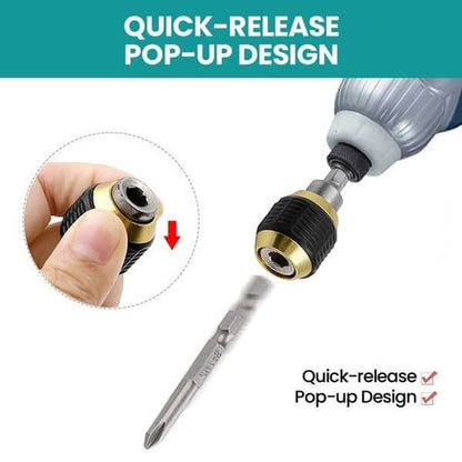 🎁Hot Sale 49% OFF⏳Quick-release Hexagon Drill Bit Coupling