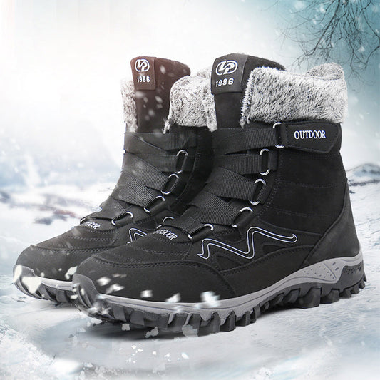 🎁Hot Sale 49% OFF⏳Warm Unisex Snow Boots with High Shaft and Synthetic Plush