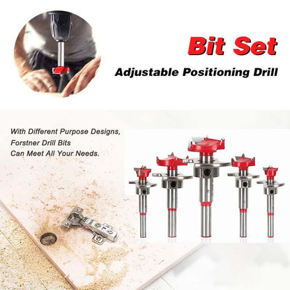 🎁Hot Sale 49% OFF⏳Positioning Woodworking Drill Bit Set