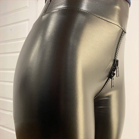 🔥FREE SHIPPING💋MATTE LEATHER TROUSERS - newbeew